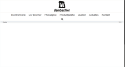 Desktop Screenshot of dambachler.at